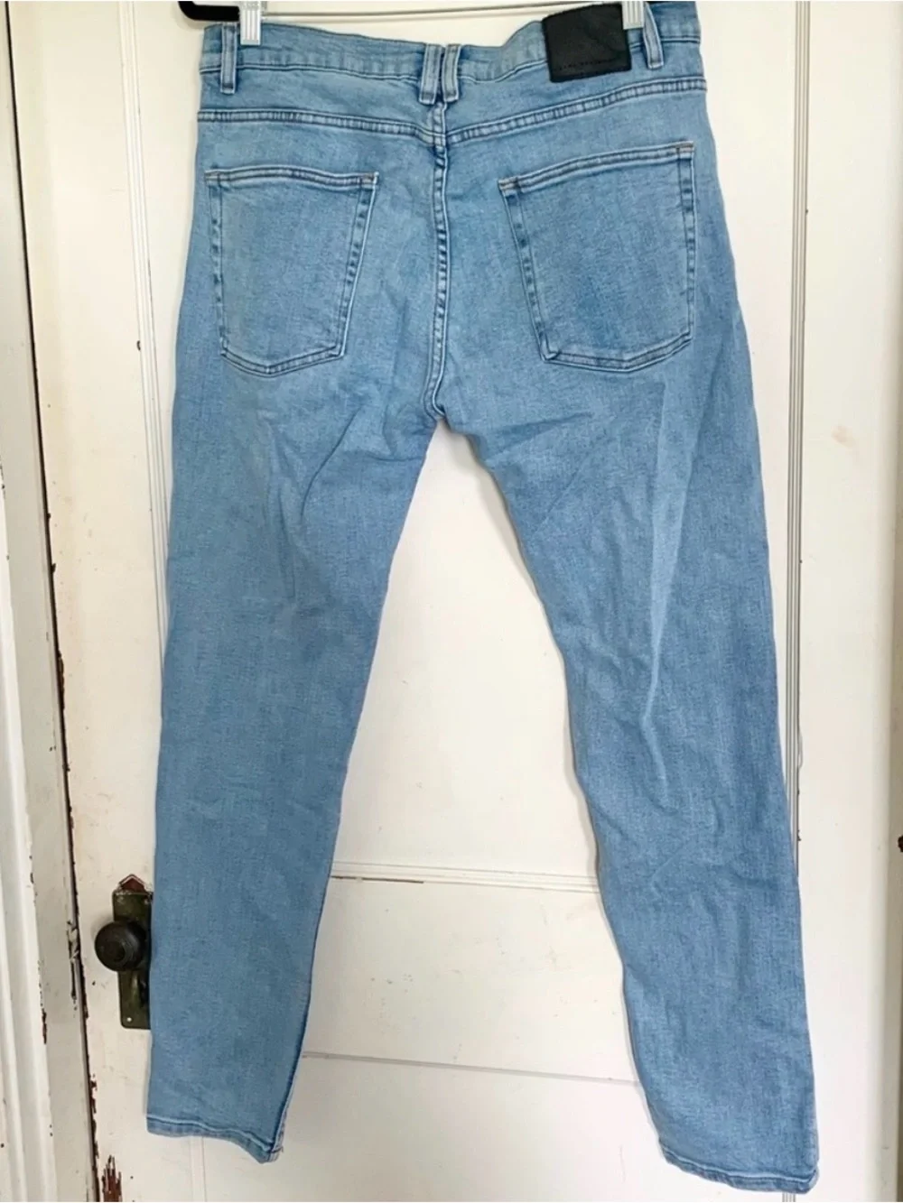 💫3/$20 Zara Men's Slim Straight Jeans - Light Blue Wash